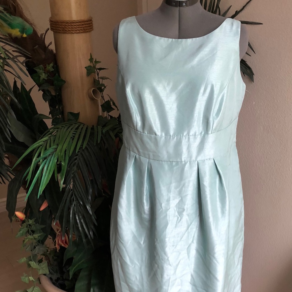 Mint Green Sleeveless Dress, Size 14